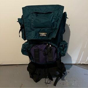 Vintage L.L. Bean aluminum hiking/camping rucksack. XL